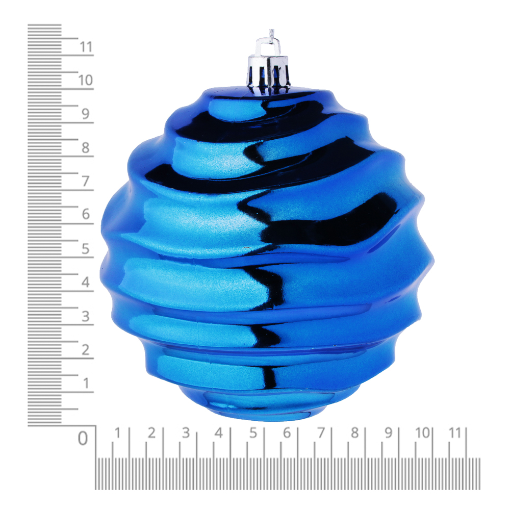 СНОУ БУМ Шар с декором 10см, пластик, 1 шт, ассортимент дизайнов, пакет, арт.№ 373-252