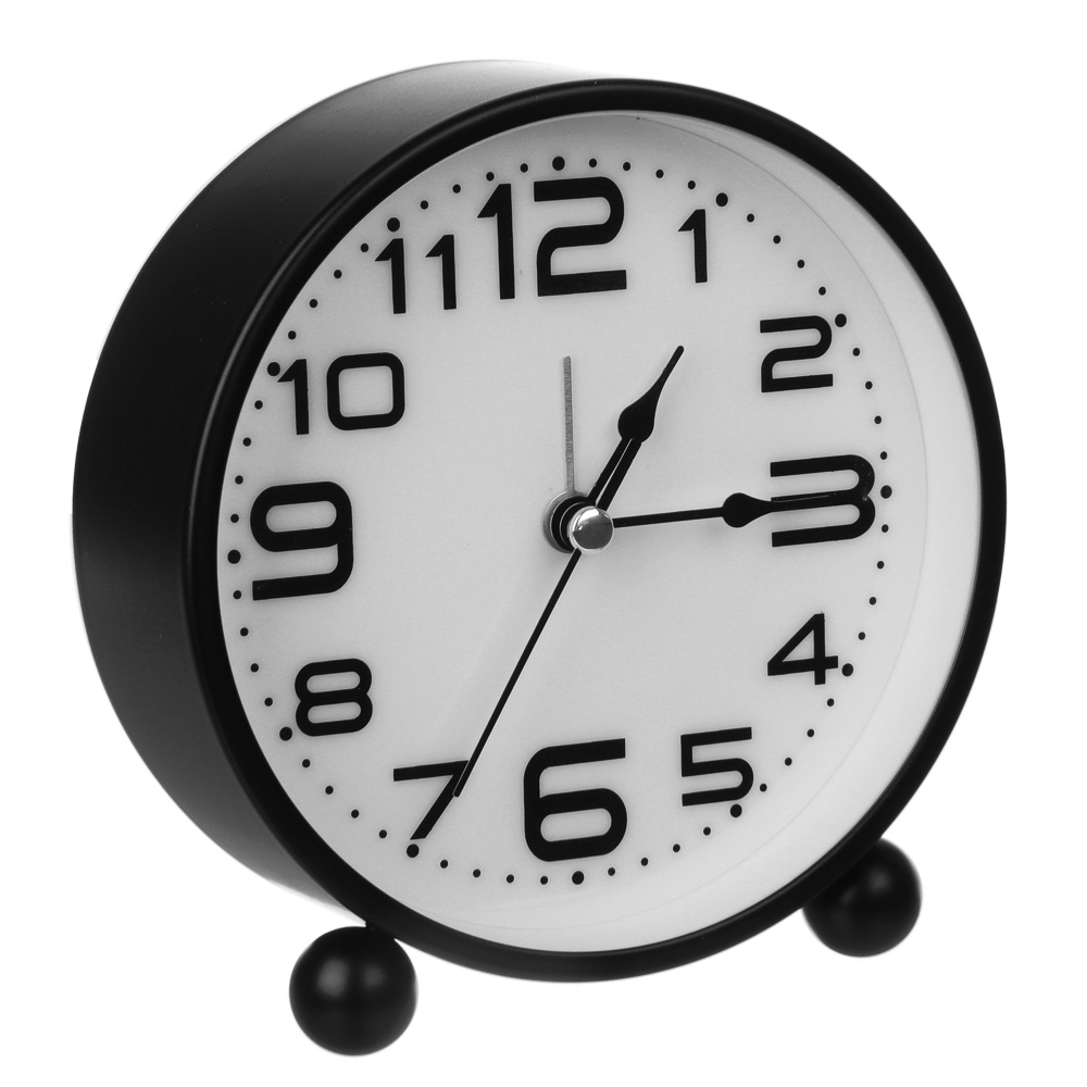 LADECOR CHRONO Будильник, 11x4,2x11см, 1xАА, металл, арт.2, арт.№ 529-034