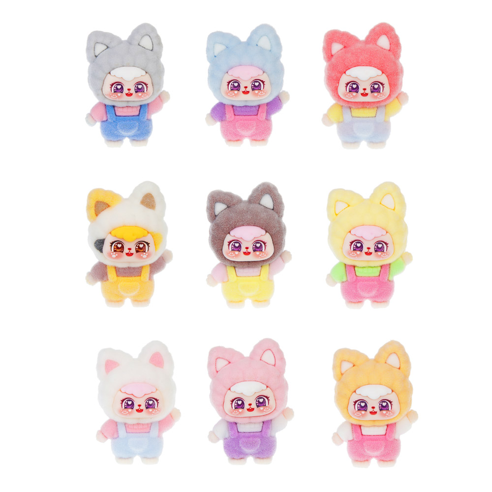 Игрушка сюрприз ИГРОЛЕНД, полистоун, TPR, флок, 10,5х14см, 9 дизайнов, арт.№ 274-301