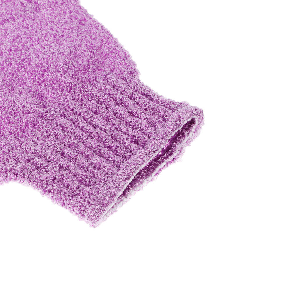 Мочалка перчатка тм ЮL с отшелушивающим эффектом, полиэстер, 18см, 5 цветов, МС24-06, арт.№ 361-150