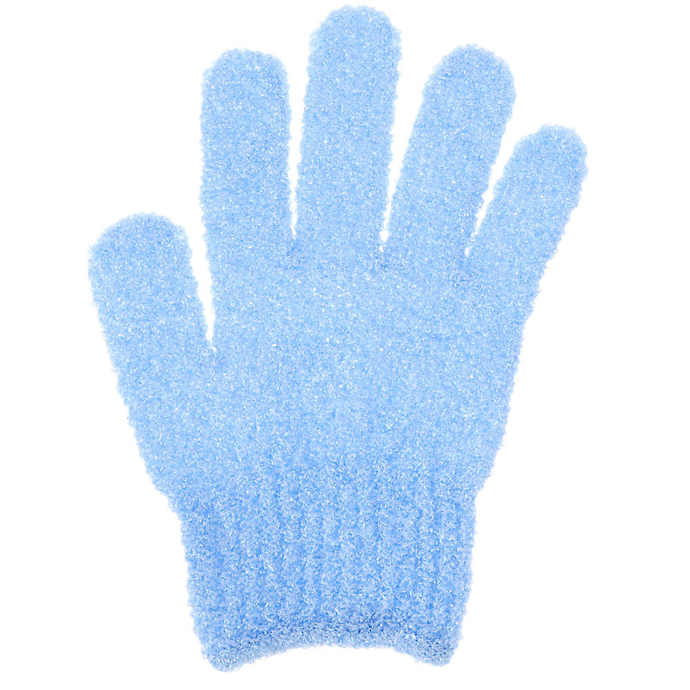 Мочалка перчатка тм ЮL с отшелушивающим эффектом, полиэстер, 18см, 5 цветов, МС24-06, арт.№ 361-150