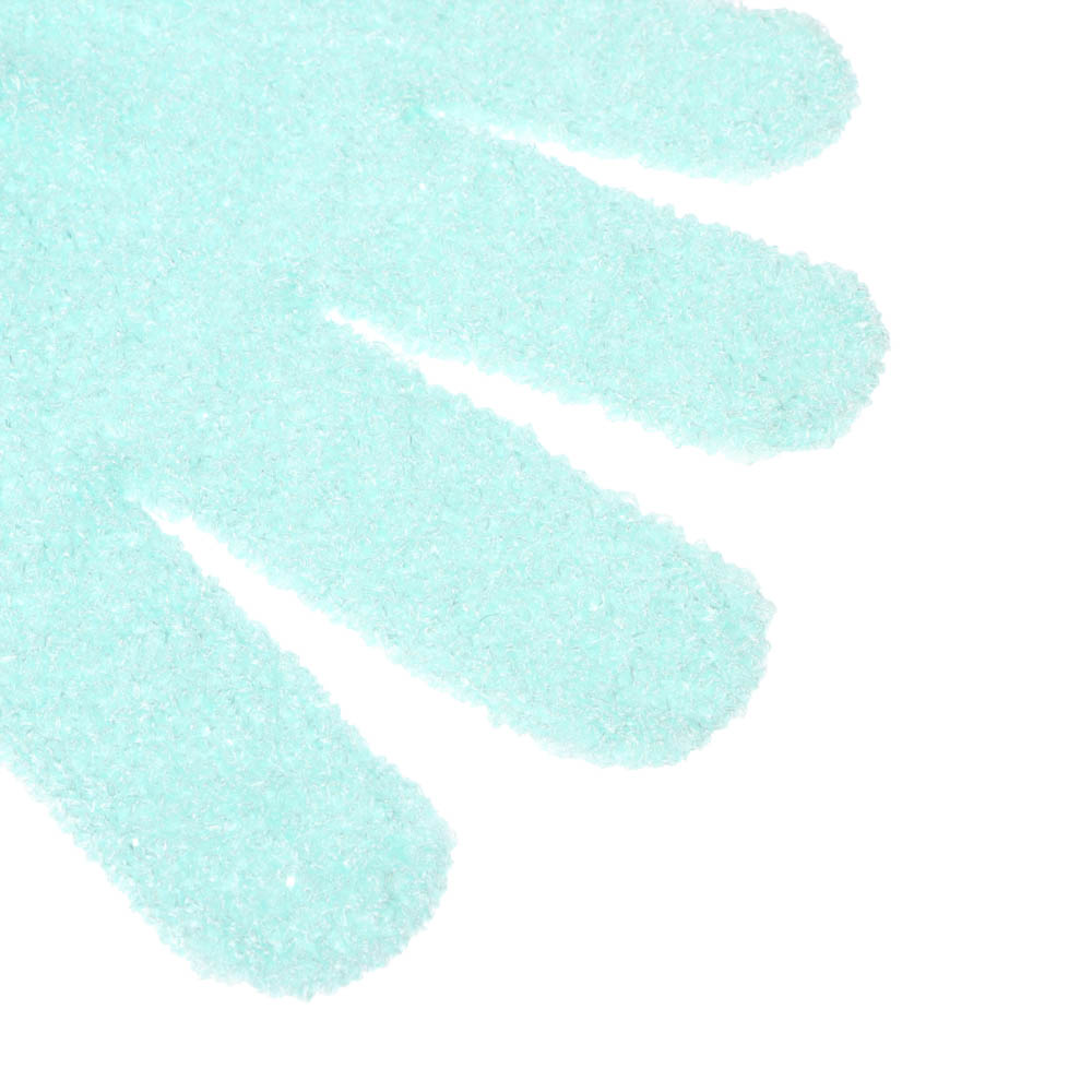 Мочалка перчатка тм ЮL с отшелушивающим эффектом, полиэстер, 18см, 5 цветов, МС24-06, арт.№ 361-150