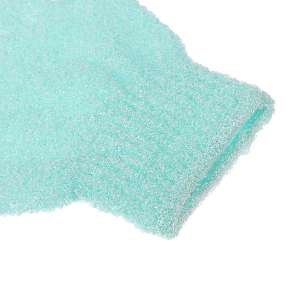 Мочалка перчатка тм ЮL с отшелушивающим эффектом, полиэстер, 18см, 5 цветов, МС24-06, арт.№ 361-150