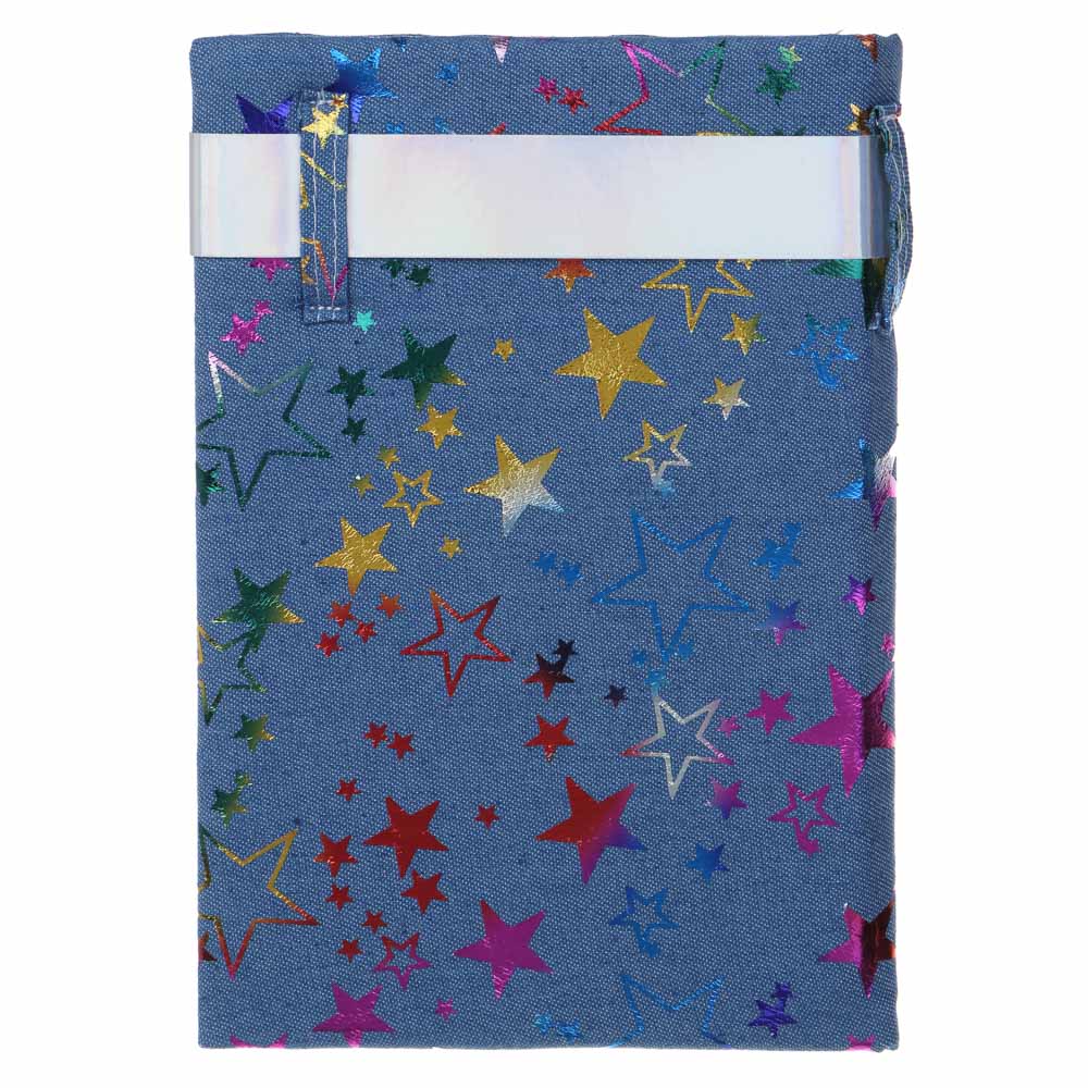 Джинс Записная книжка А5, 21х14,5см, 80л., тв.обложка, джинса, аппликация "Джинсы", 2 дизайна, арт.№ 574-027