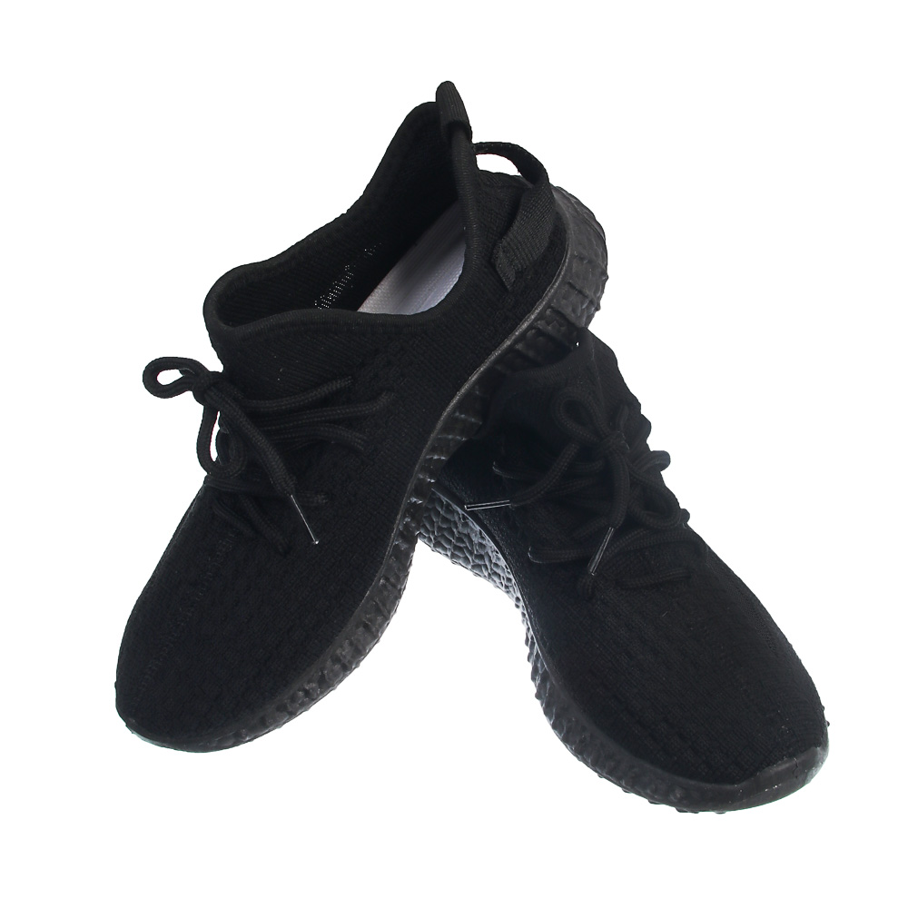 Кроссовки спортивные, р. 39, черные, полиэстер, ПВХ, арт.№ 299-303