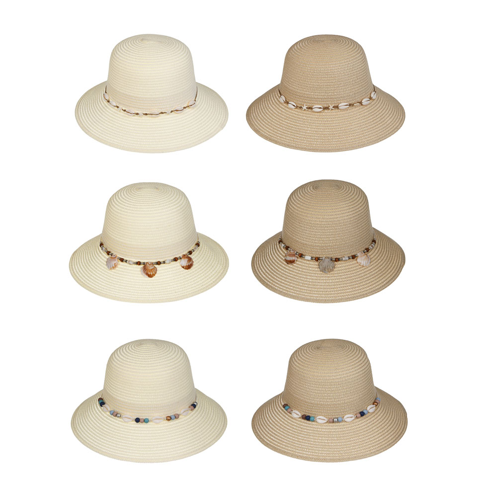 Шляпа женская с декором тм GALANTE р. 58, 100% целлюлоза, разноцветная, арт.№ 314-040