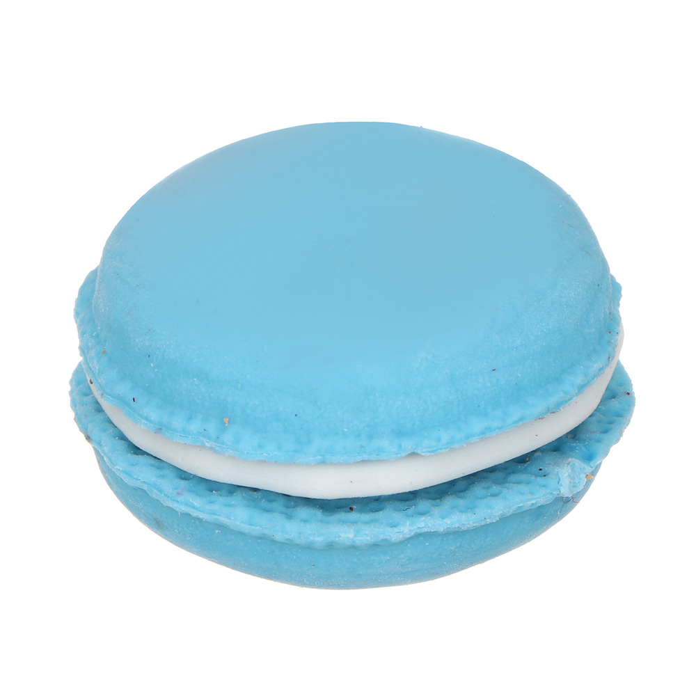 Ластик фигурный в форме макаруна, ТПР, 6 цветов, 2,8х2,8х1,5 см, арт.№ 607-049