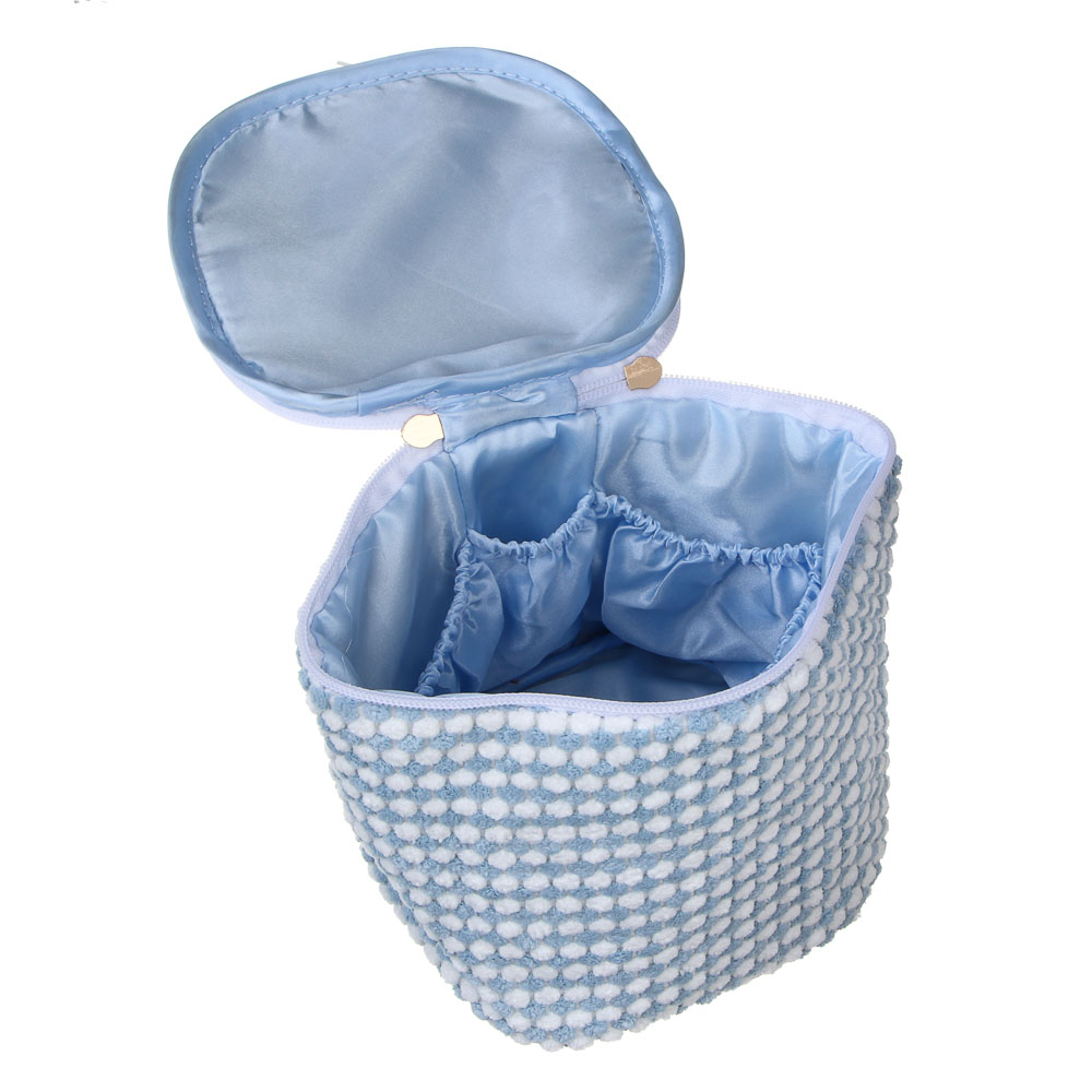 ЮL Косметичка сундучок Velvet, 100% ПЭ, 14х14см, 2 цвета, арт.№ 327-323