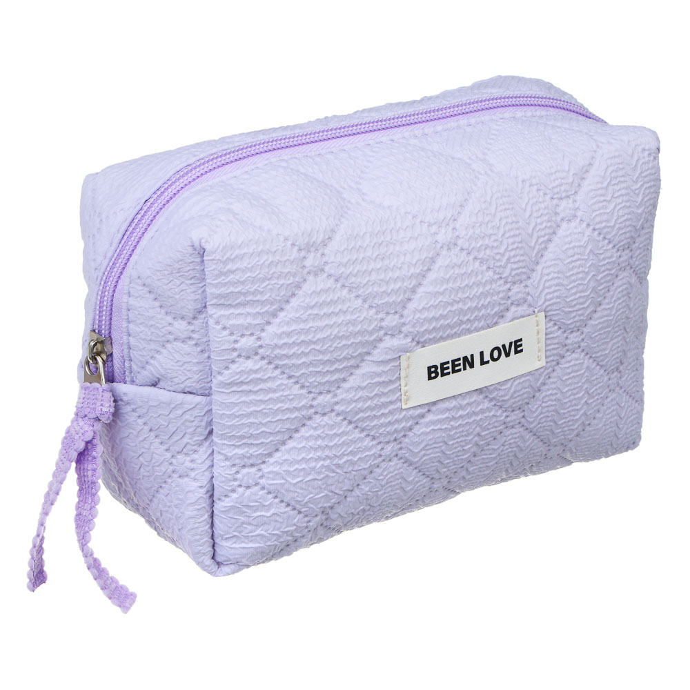 ЮL Косметичка стеганая дутая Килт, 100% ПЭ, 17х12х8см, 2 цвета, арт.№ 327-324