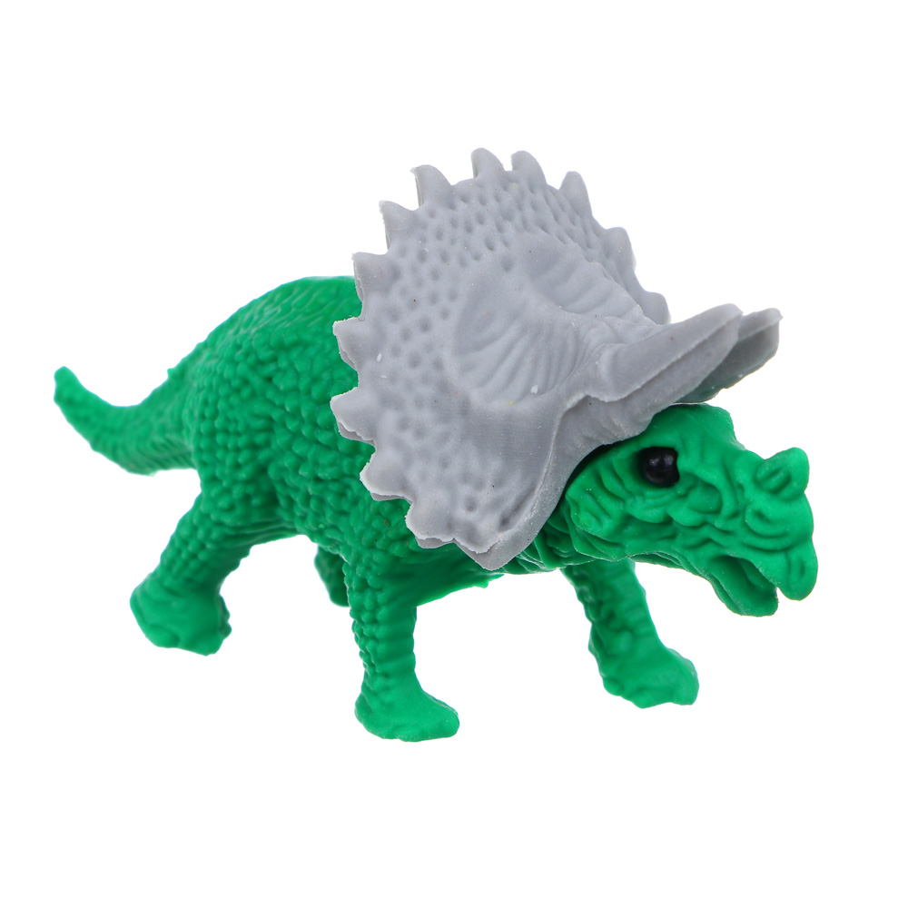 Ластик фигурный в форме динозавров, 4 дизайна, ТПР, арт.№ 576-052