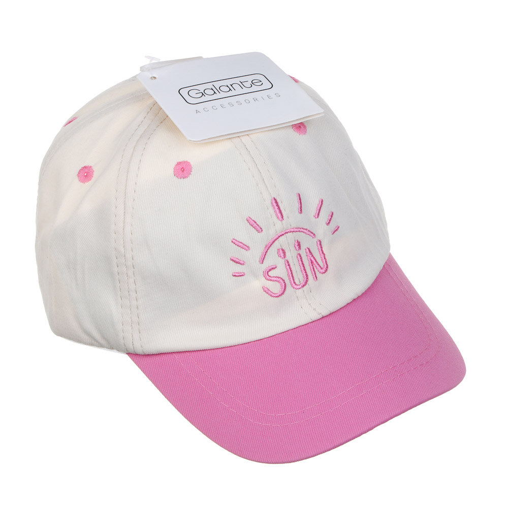 GALANTE Кепка детская, р.52, 30% хлопок, 70% полиэстер, 6 цветов, ВЛ25-05, арт.№ 314-904