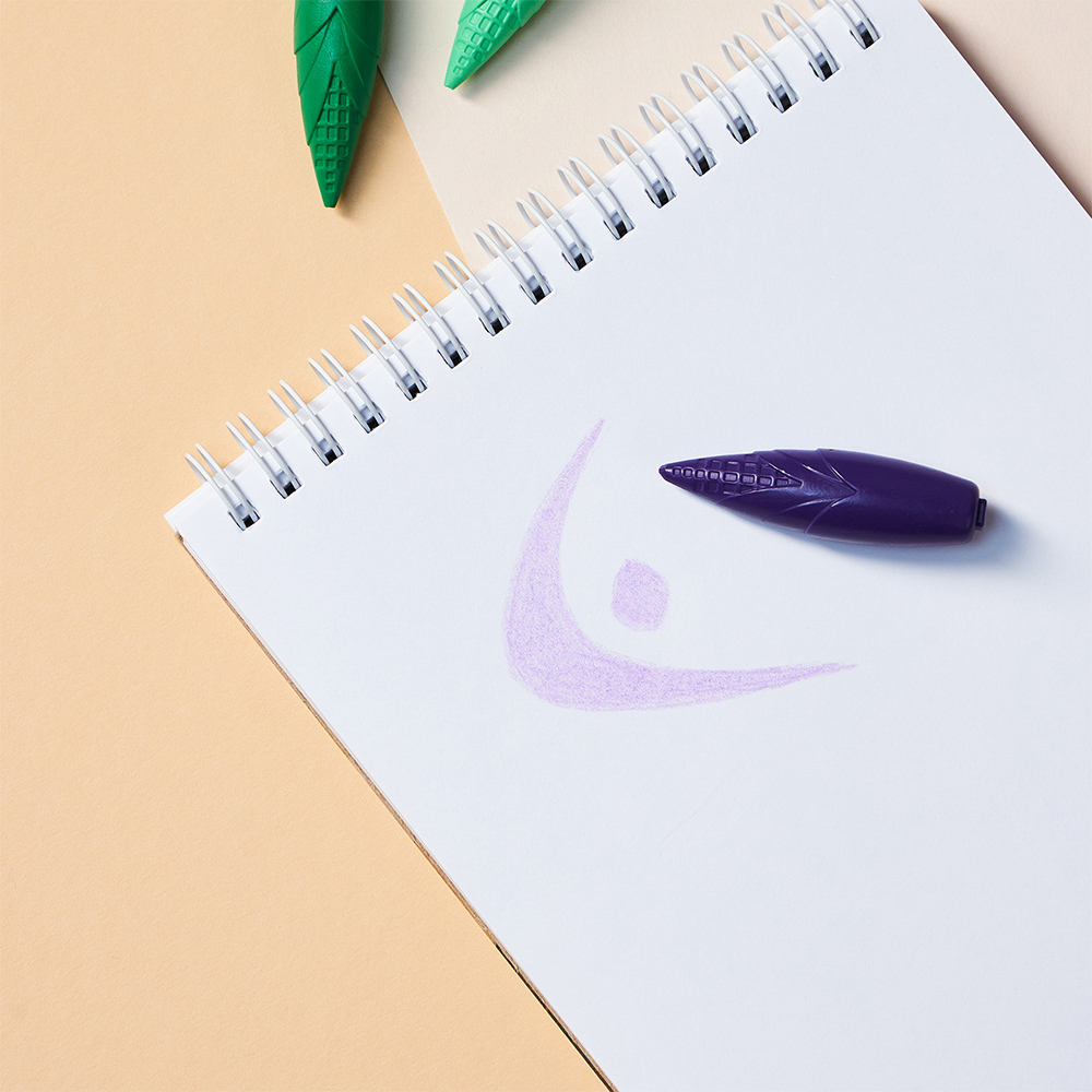 BY Русские Супергерои Мелки восковые пластиковые, 24 цвета, в форме кукурузы, 5,2 см, "Джуниор", арт.№ 801-034