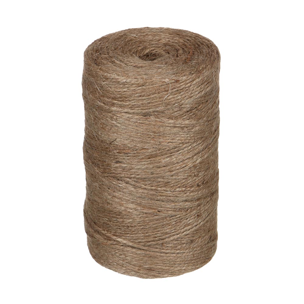 INBLOOM Шпагат джутовый 2х-ниточный по 312м, 1.12ктекс, арт.№ 151-116