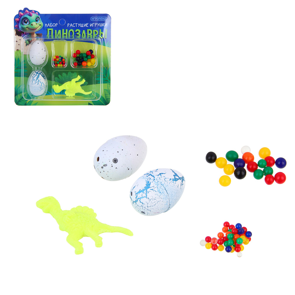 Набор растущие игрушки "Динозавры", ИГРОЛЕНД, PP, TPR, арт.№ 274-265