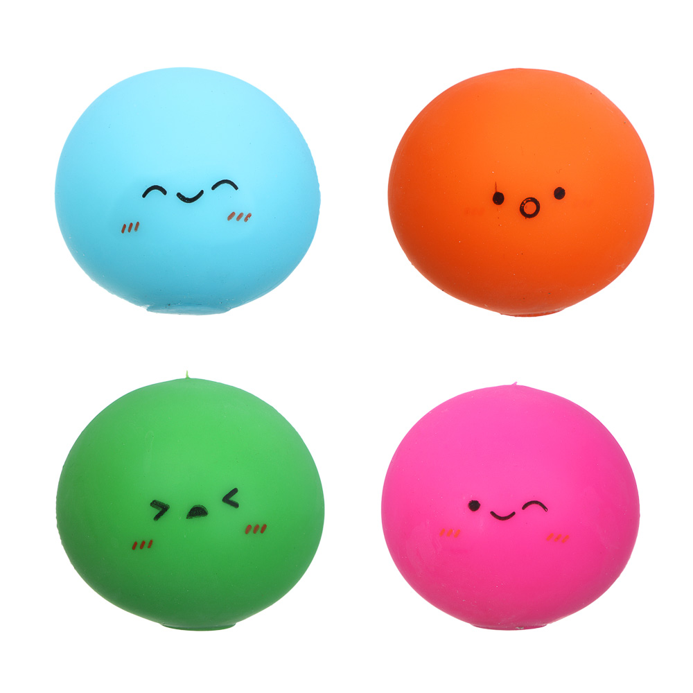 BY Мялка антистресс "Русские Супергерои" TPR, d=5см, 4 дизайна, арт.№ 297-016