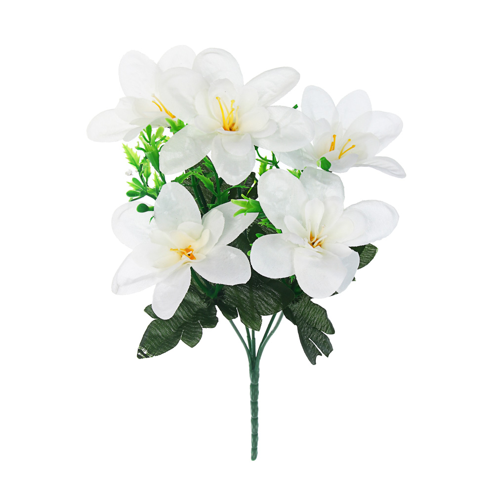 Букет искусственных цветов тм LADECOR настурция галант, длина 30 см, арт.№ 426-023