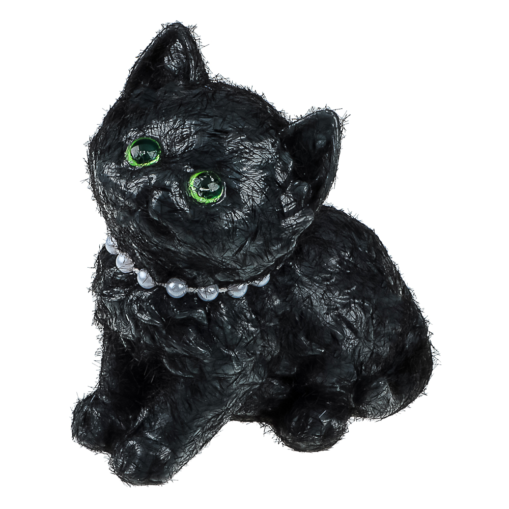 Игрушка Сквиш антистресс "Котик с милыми глазками", TPR, 13х15х4,5см, 2 дизайна, арт.№ 297-145