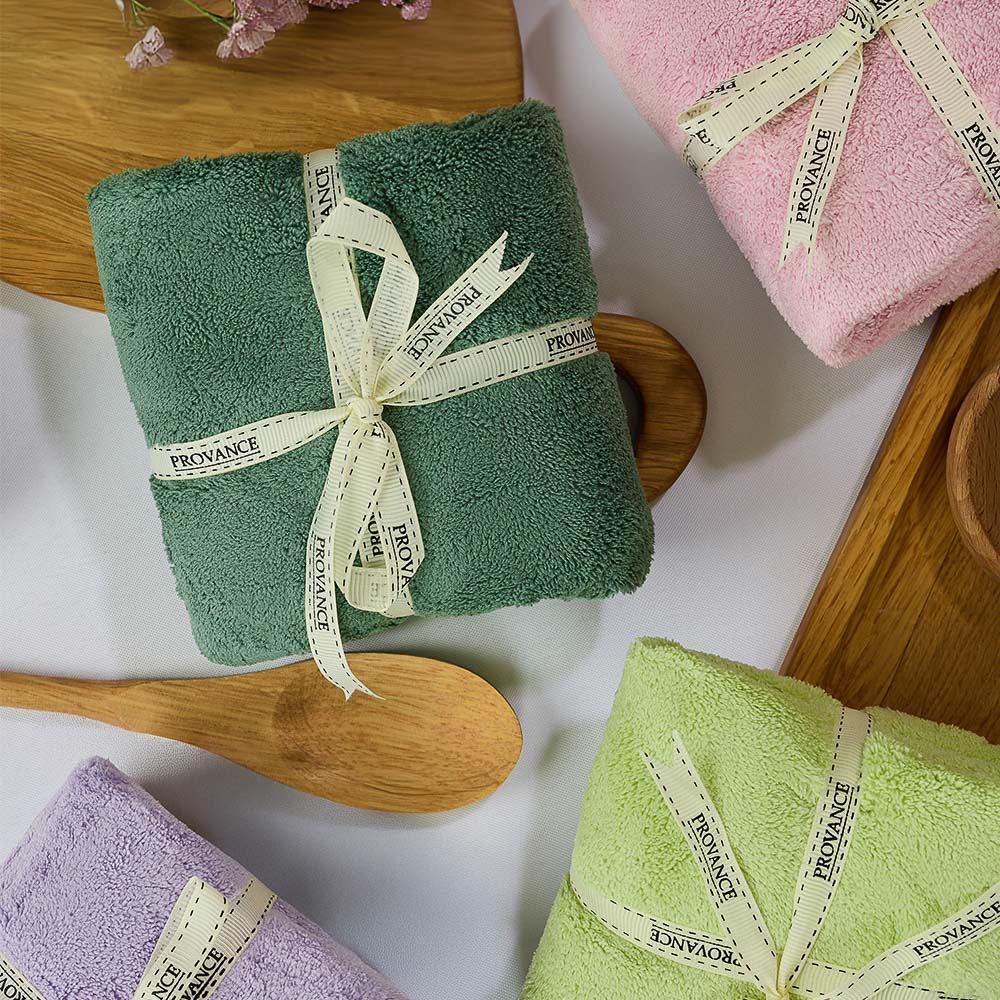 PROVANCE Ботаника Полотенце махровое 34х73см, 85% полиэстер, 15% полиамид, 4 цвета, арт.№ 488-192