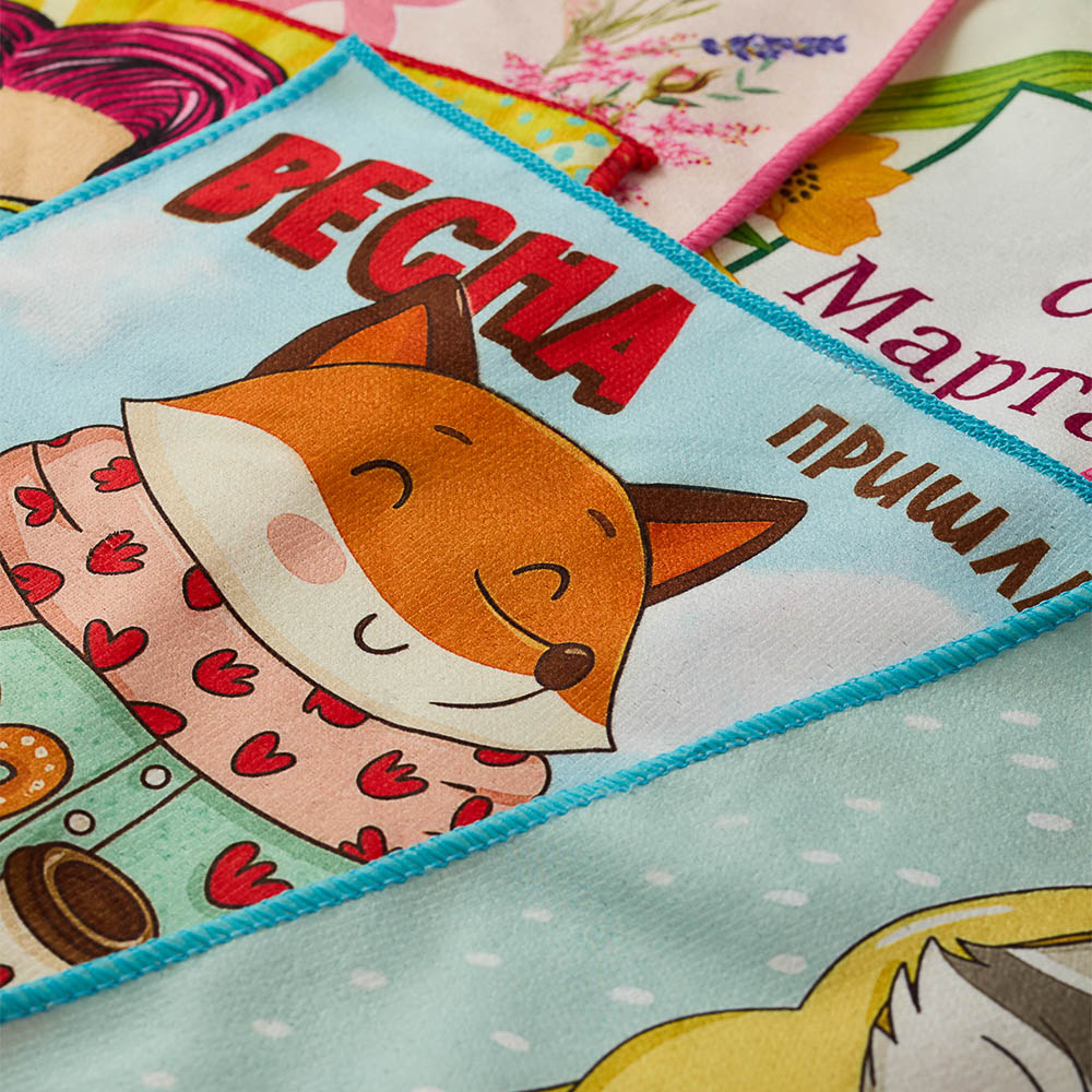 PROVANCE Ботаника Салфетка 8 марта 28х28см, 100% полиэстер, 6 дизайнов, арт.№ 488-193