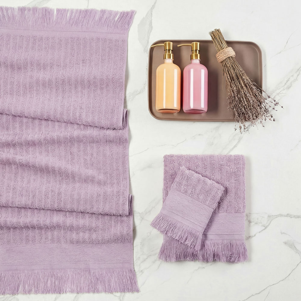 PROVANCE Ботаника Комплект полотенец махровых, 400г/м, 100% хлопок, 30х50, 50х90, 70х130, 6 цветов, арт.№ 488-194