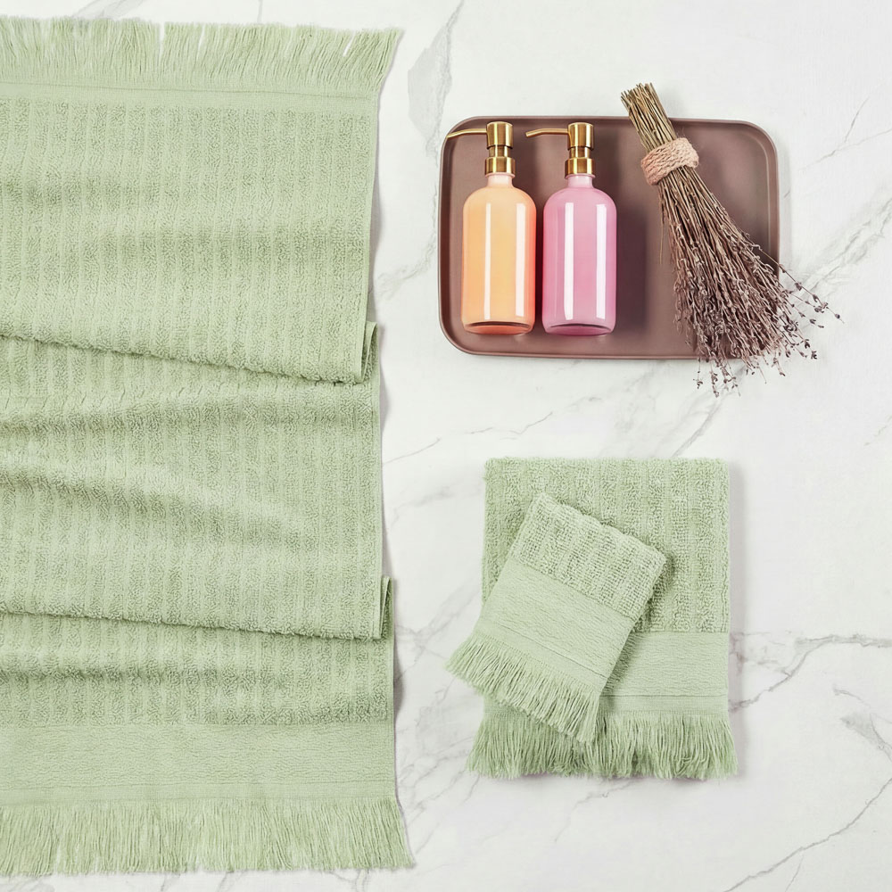 PROVANCE Ботаника Комплект полотенец махровых, 400г/м, 100% хлопок, 30х50, 50х90, 70х130, 6 цветов, арт.№ 488-194