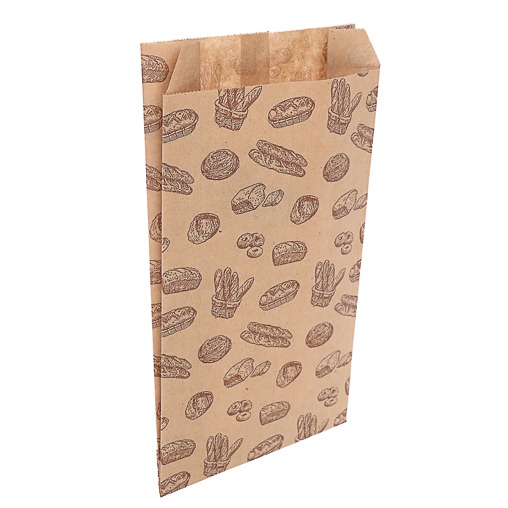 VETTA Пакеты бумажные для завтрака, V-дно, 14x25 см, 30 шт, арт.№ 438-047