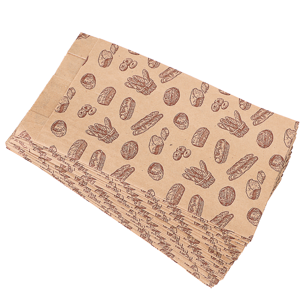 VETTA Пакеты бумажные для завтрака, V-дно, 14x25 см, 30 шт, арт.№ 438-047