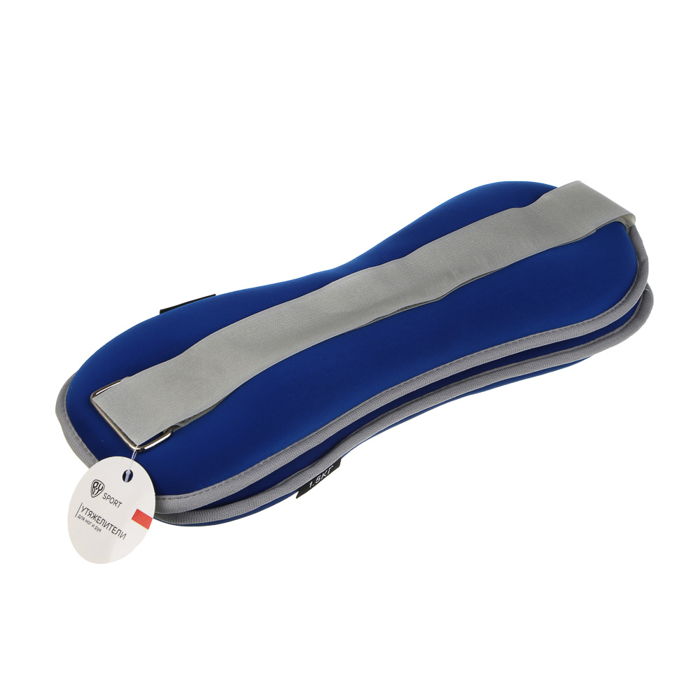 Утяжелители для ног и рук, 2шт по 1.5кг тм BY SPORT, 35x13см, неопрен, металлическая стружка, арт.№ 155-004