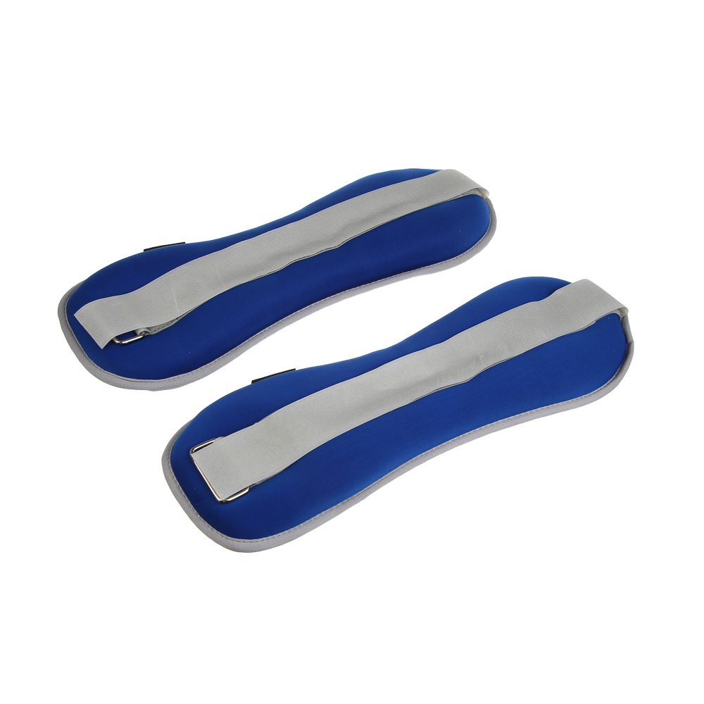 Утяжелители для ног и рук, 2шт по 1.5кг тм BY SPORT, 35x13см, неопрен, металлическая стружка, арт.№ 155-004