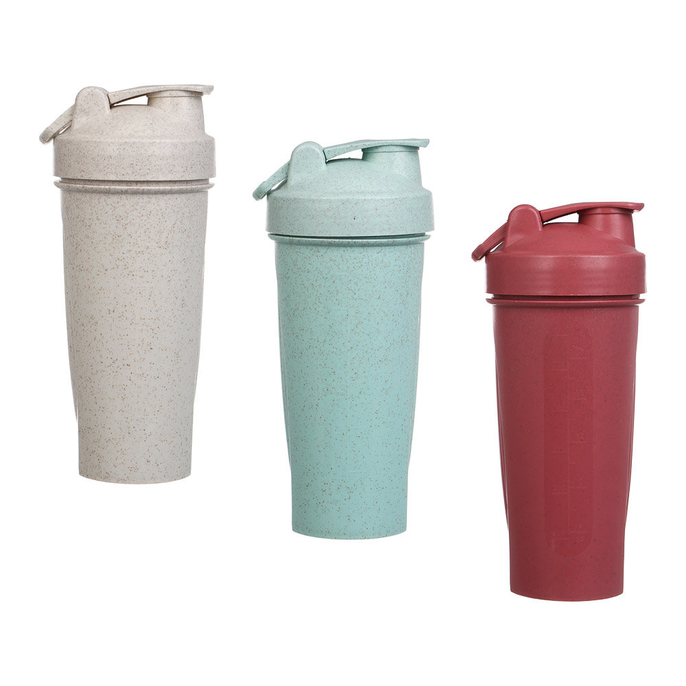 Шейкер тм BY SPORT, 700 мл, пшеничное волокно, арт.№ 088-152