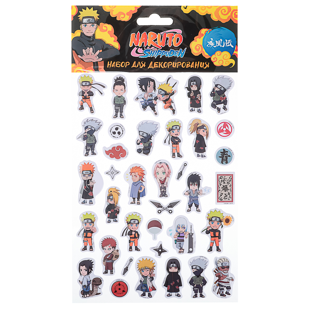 Набор для декорирования, Наклейки Паффи-Голографические, 14,8x5x27см, арт.№ 285-240