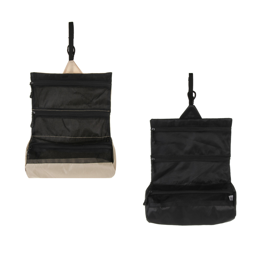 Косметичка дорожная складная в сложенном виде 23,5х11x8 см, полиэстер, 2 цвета, арт.№ 327-355