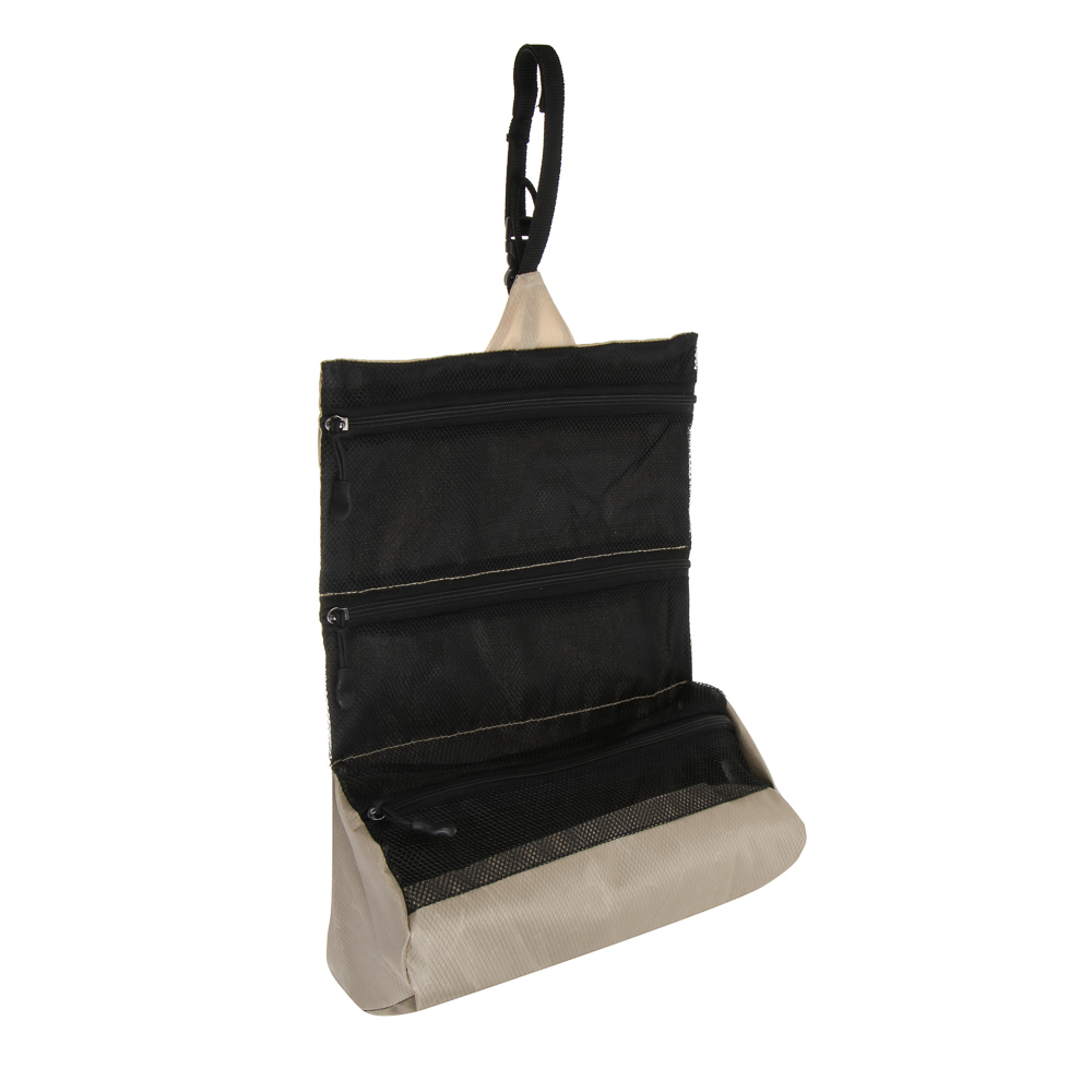 Косметичка дорожная складная в сложенном виде 23,5х11x8 см, полиэстер, 2 цвета, арт.№ 327-355