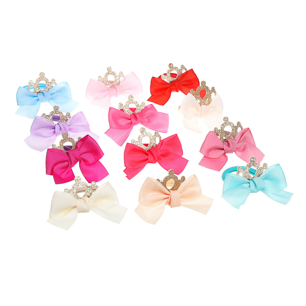 BERIOTTI Резинка для волос детская, полиэстер, ПУ, d4см, 12 цветов, арт.№ 322-234