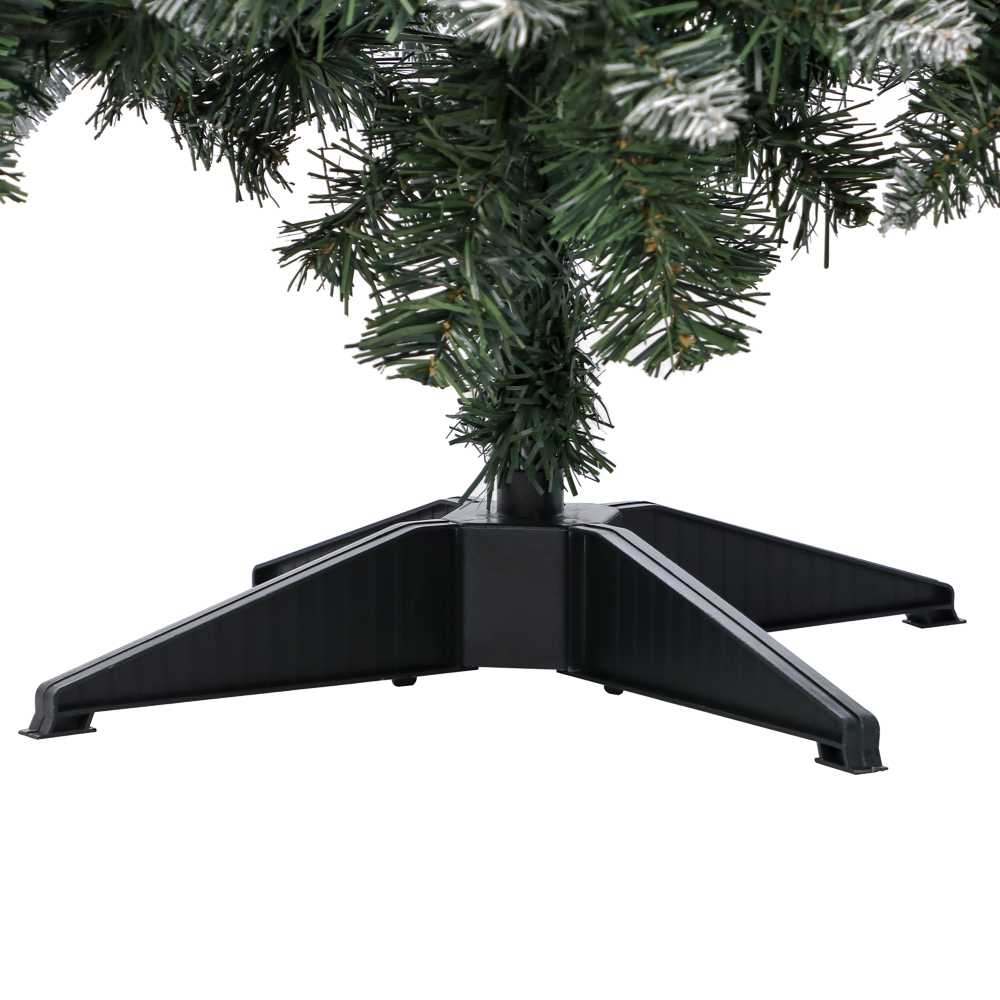 Ель искусственная "Европейская большая" 180 см с белоснежными кончиками, 611 веток, ПВХ, арт.№ 385-439