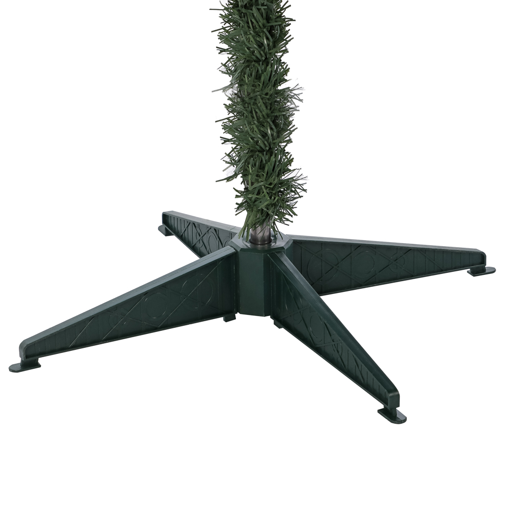 Ель искусственная "Европейская большая" 220 см с белоснежными кончиками, 934 ветки, ПВХ, арт.№ 385-440