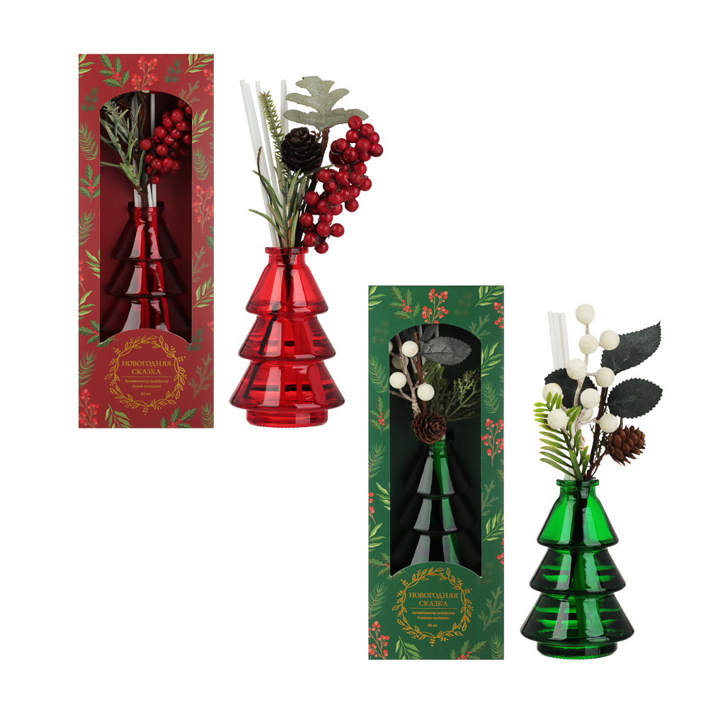 NEW GALAXY Ароматизатор-диффузор 80 мл, дикий мандарин, соленая карамель, арт.№ 778-235