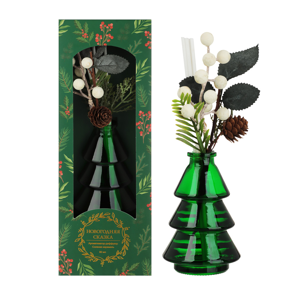 NEW GALAXY Ароматизатор-диффузор 80 мл, дикий мандарин, соленая карамель, арт.№ 778-235