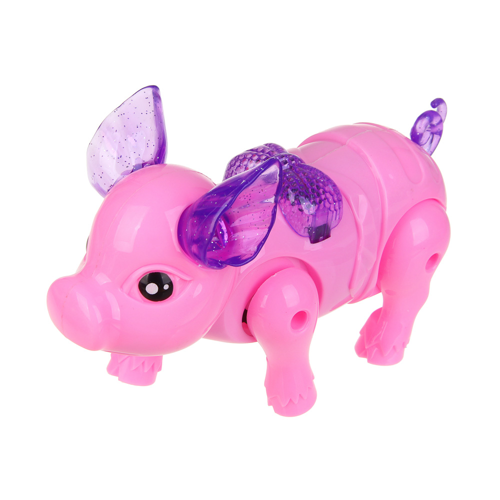 ИГРОЛЕНД Игрушка интерактивная, поросенок, звук, свет, 3хAA, PP, ABS, 22х5х22 см, арт.№ 272-880