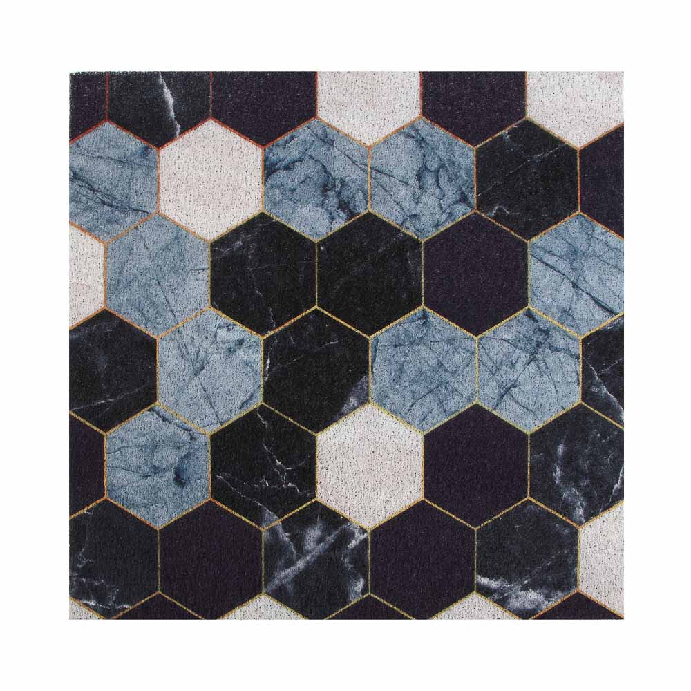 Коврик вырезной тм VETTA Соты, 80х80см, 2 дизайна, арт.№ 466-415