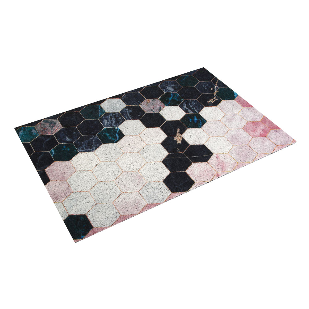 Коврик вырезной тм VETTA Соты, 80х120см, 2 дизайна, арт.№ 466-416