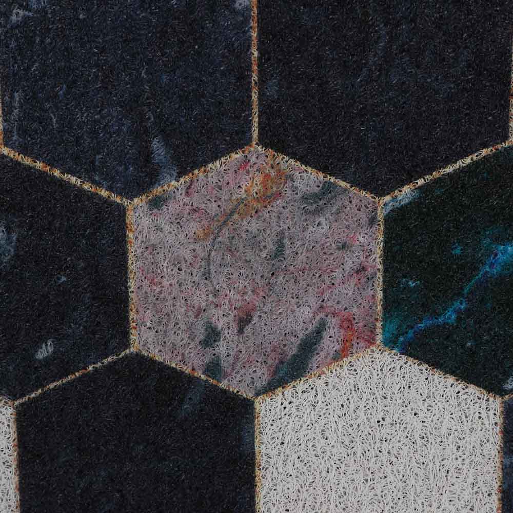 Коврик вырезной тм VETTA Соты, 80х120см, 2 дизайна, арт.№ 466-416