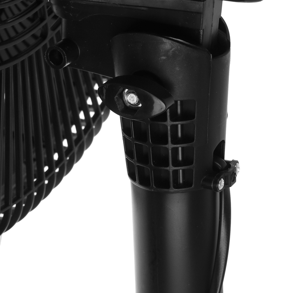 Вентилятор напольный тм LEBEN 40Вт, 8 скоростей, диаметр 41см, 220в, таймер, пульт ДУ, черный, арт.№ 243-012