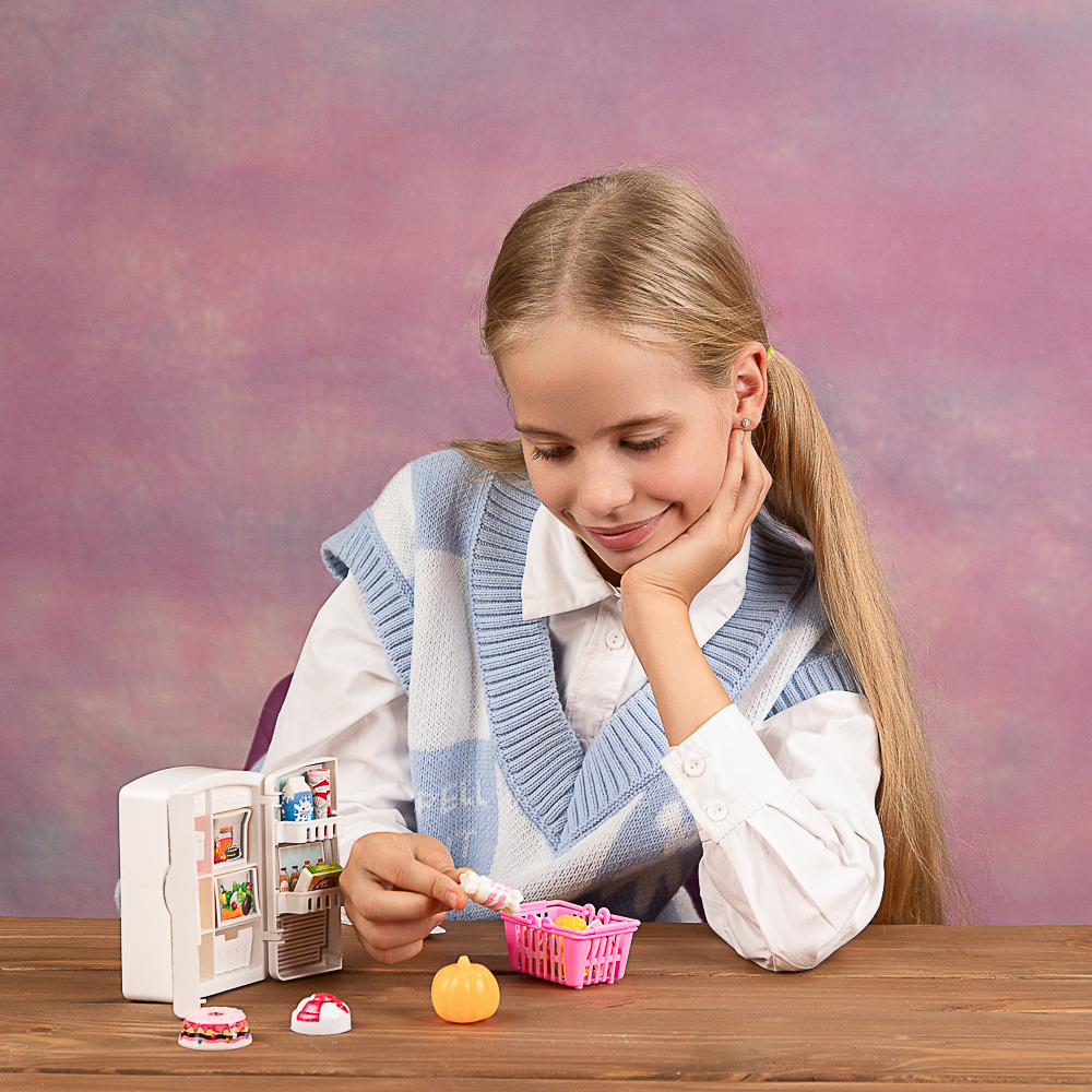 ИГРОЛЕНД Набор игровой, холодильник с продуктами, 24x6,8x24 см, ABS, арт.№ 294-199