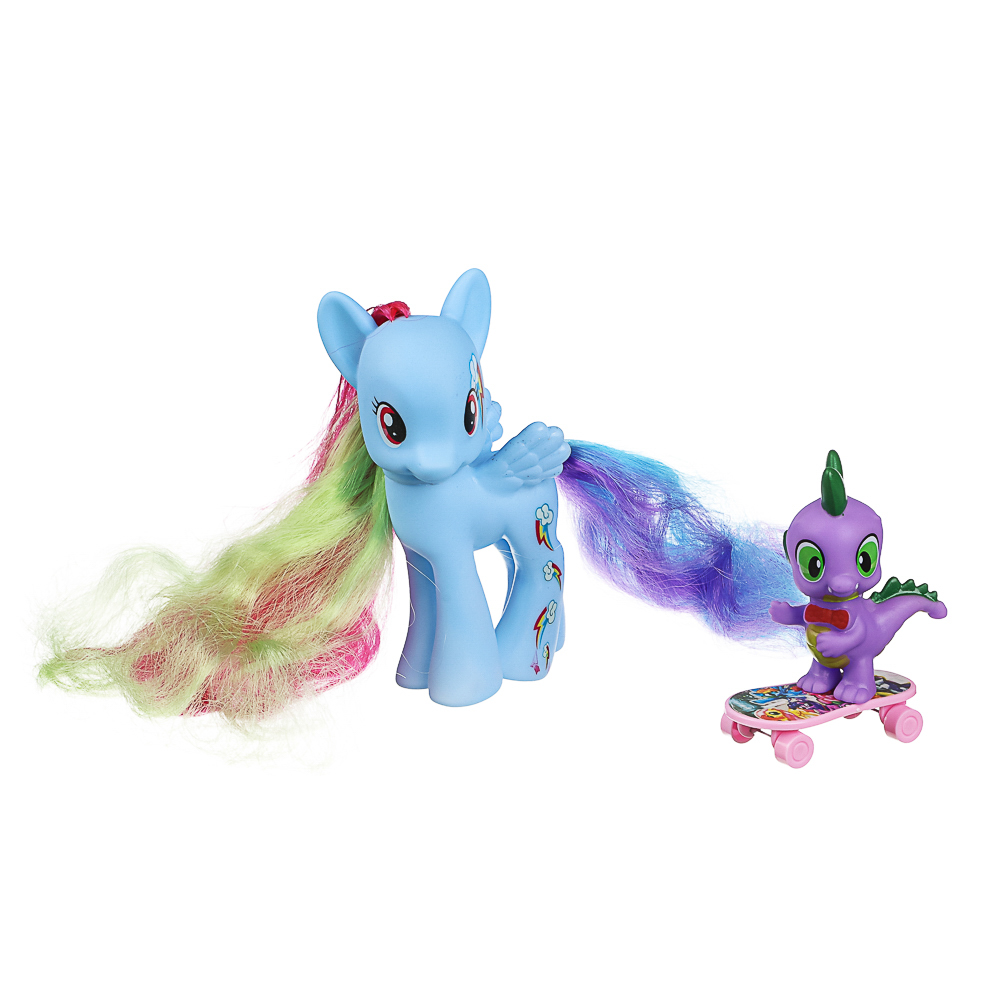 Игровой набор Abtoys Моя лошадка Пони с малышом дракончиком, арт.№ 258-120