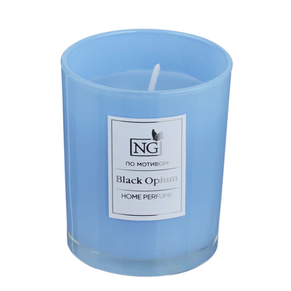 NEW GALAXY Ароматизированная свеча Home perfume 140гр. Black Opium, арт.№ 778-224