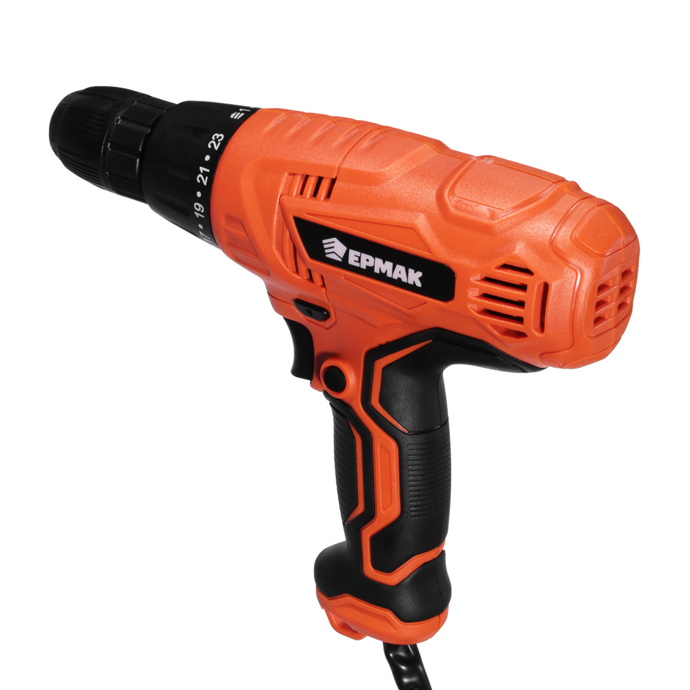 ЕРМАК Дрель-шуруповерт электр. ДШЭ-10/400, 400 Вт, 0-750 об/мин, арт.№ 646-209