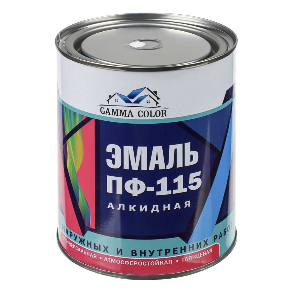 Эмаль ПФ-115 тм GAMMA COLOR, белая, арт.№ 630-032