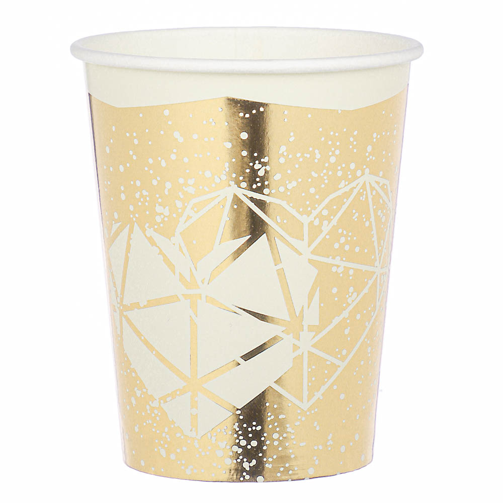 Стакан Свадьба LUX Vanil 6шт, 250мл, арт.№ 530-424