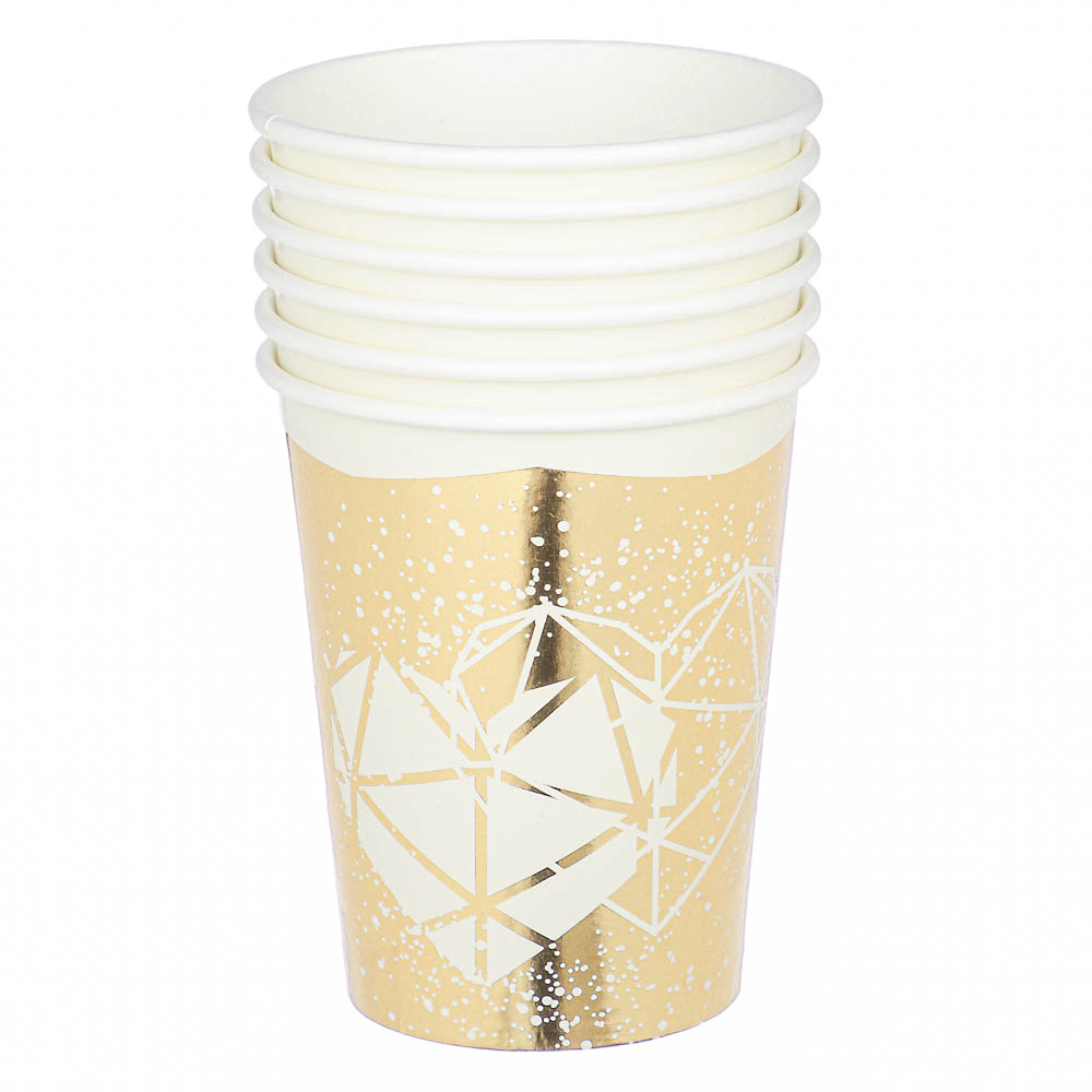 Стакан Свадьба LUX Vanil 6шт, 250мл, арт.№ 530-424